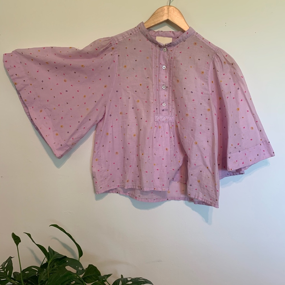 Maeve Pattern cotton float Blouse